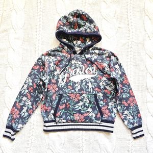 Greatest Floral & Striped Hoodie